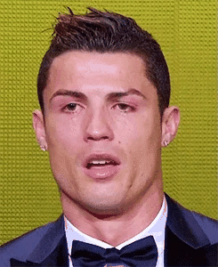 Ronaldo — Tränen in den Augen