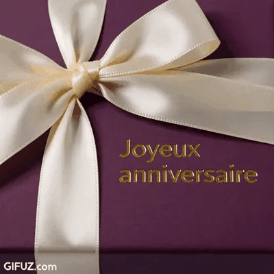 Alles Gute zum Geburtstag — Geschenk und Schleife