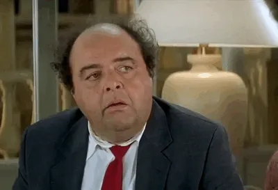 The puzzled reaction from the Juste Leblanc scene in The Dinner Game.